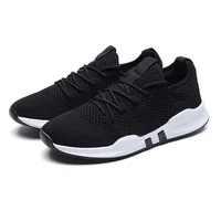 

Wholesale custom cheap Teenager sports shoes men casual knitting Injection Jogging Mesh Running Sneakers