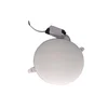 12w Frameless CCT recessed round LED Ceiling Panel Light without flicker