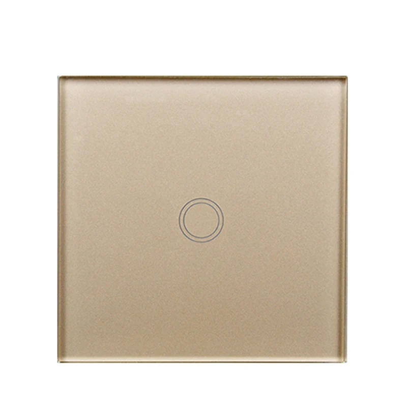 
Touch Switch White Crystal Glass Panel Wall Switches Touch Control Switch EU Standard 1gang 1way 
