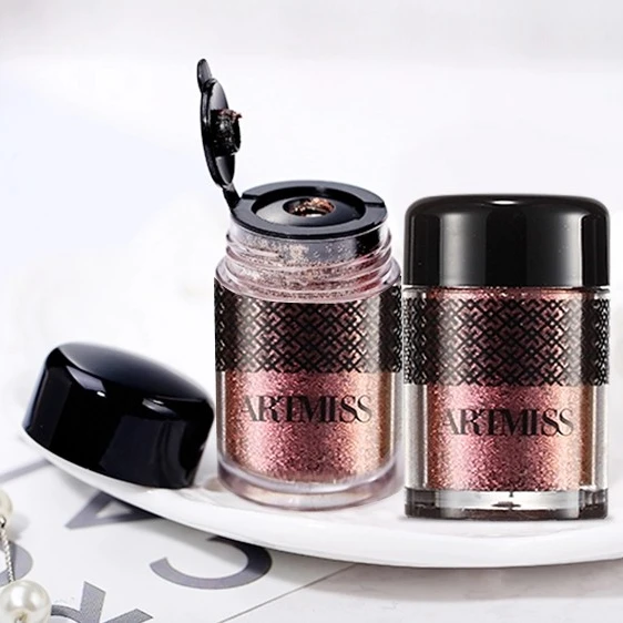 

Wholesale cosmetic or private label makeup glitter eye shadow powder glitter eyeshadow