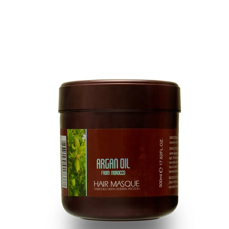 

Natrual Argan Oil Keratin Protein Deep Smoothing Hair Masque Treatment 200ml 500ml
