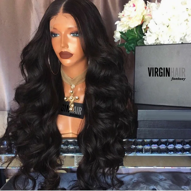 

Highknight Whosale Brazilian Virgin Human Hair Lace Front Wig Body Wave 13x6 Human Hair HD Lace Front Wigs For Black Women