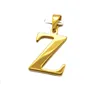 Custom Name Initials Stainless Steel Jewelry Making Letter Z 925 Sterling Silver Pendant Charms