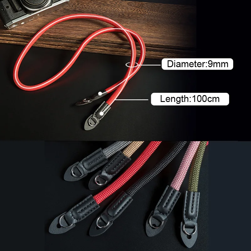
Manufacturer Nylon Rope Shoulder Custom Neck DSLR Camera Strap 
