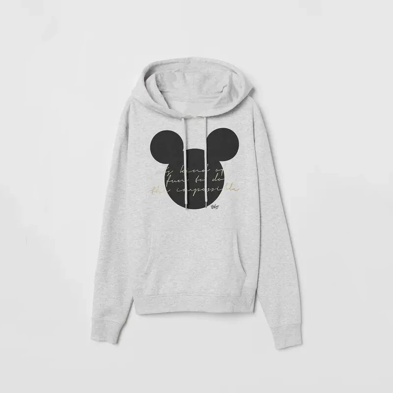 

grey sublimated hoodie custom mickey hoodie cartoon hoodie