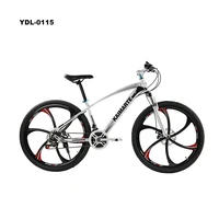 

26 Inch Mountain Bike 21 Speed Double Disc Brakes Bike Carbon Steel Frame Men And Women Students Bicycle