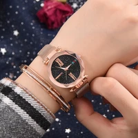 

Free Shipping The Fashion Mesh Band Lady Watch With Starry Shinny Bezel Design Wrist Watch YW02