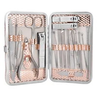

18pcs Professional Manicure Set Pedicure Knife Toe Nail Clipper Cuticle Dead Skin Remover Kit Stainless Steel Feet Care Tool Set
