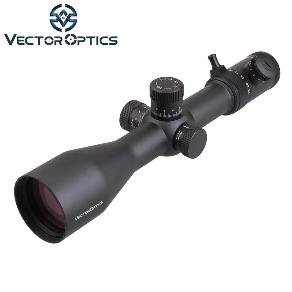 

Vector Optics Reiter 3.5-25x56 Turret Lock System Bright Dot Illumination VPA-3 Reticle Hunting Rifle Scope for 12ga .177 .22, Matte black