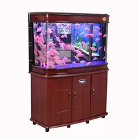 

Minjiang classic curved glass Fish Tank Aquarium