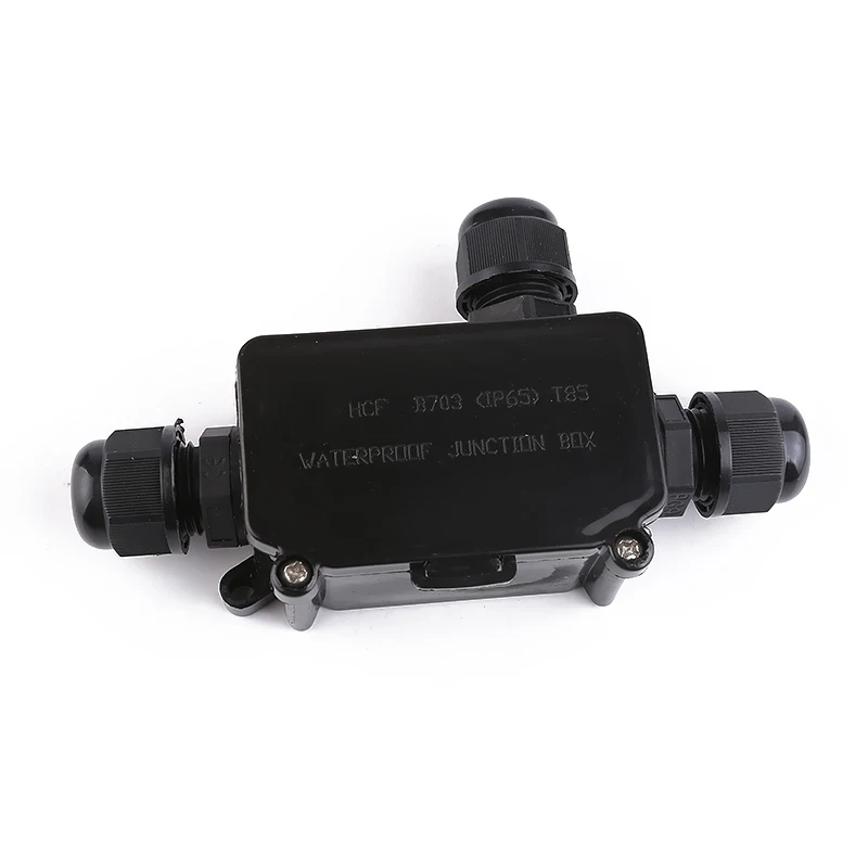 
waterproof connector box IP65 2pole 3pole with PA10 terminal 