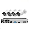 wholesale cctv security camera system kit 4pcs ip camera POE 1080p nvr mini camera 3pcs array IR leds p2p