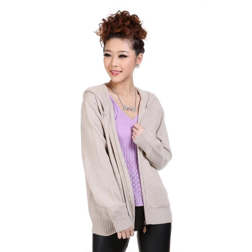 Para Hombres Invierno De Punto De Lana Suave Cardigan Manga Completo Jersey de Cremallera Completa S M L XL XXL
