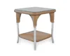 High end garden outside sofa side use product outdoor poly rattan modern tea table