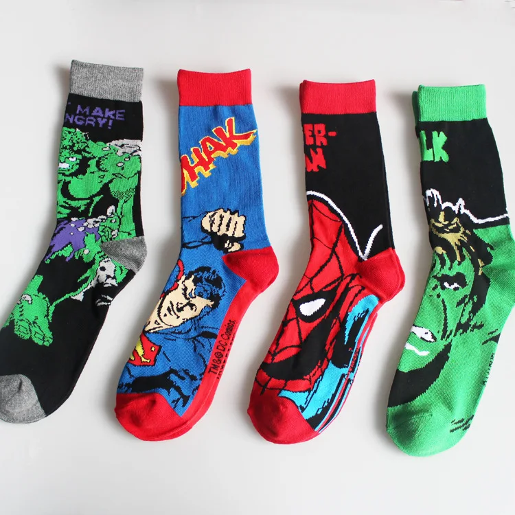 

Up-grade Marvel movie socks unsex cute socks happy bulk wholesale make your own socks, Picture