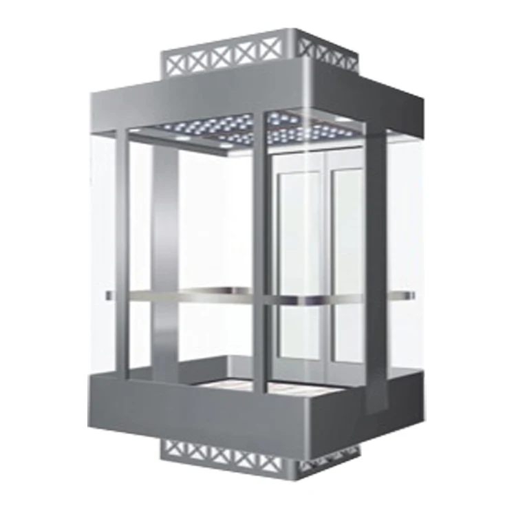 
China manufacturer Panoramic Glass Elevator lift observation elevator for home 