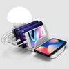 new technology charger mushroom lamp with QC 3.0 fast charger QI wireless fast charger station