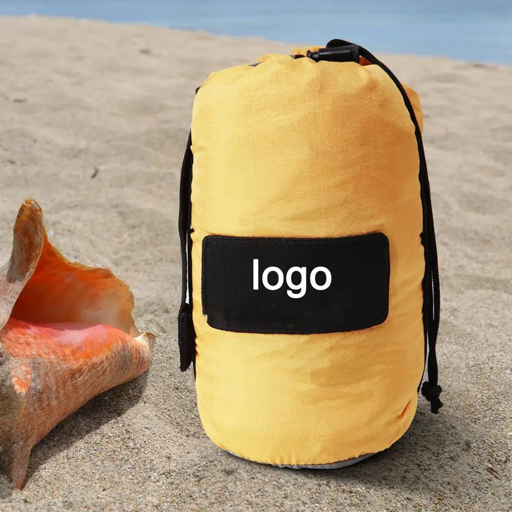 

Portable ultralight sand free custom beach pocket waterproof blanket outdoor, Customized