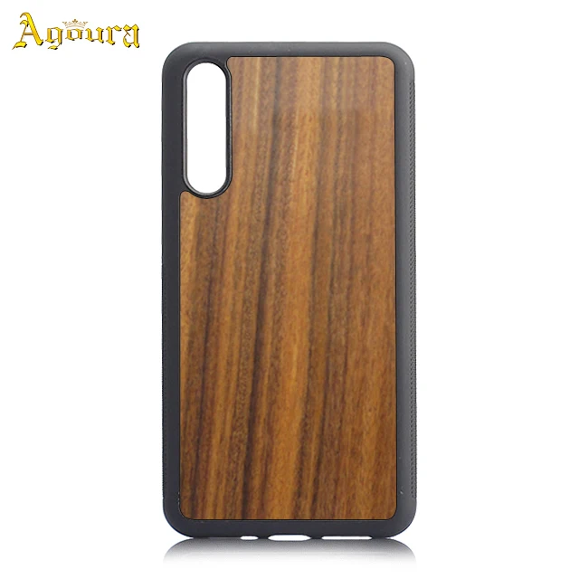 

Wholesale back cover wooden phone case for Huawei P20 pro, Woooden color