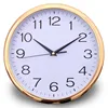 Cheap plastic wall clock wholesale round shape factory quartz watch decorate wall clock public clock