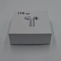 

2019 Trends economic i10 tws hifi stereo earphone earpiece earbud headset headphone with charging case support wireless charging