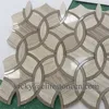 Star Wood Light Grain Water Jet Mosaic