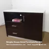 Comfort 5 star inn hotel furniture refrigerator cabinet with 2 drawers