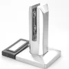 Stainless Steel Floor Mounted Mirr Glass Panel Socket Spigot