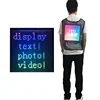 2019 new style waistcoat bending led screen outdoor advertising vest
