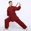 Anti-wrinkle High drape Breathable Tai Chi Wear Chinese Traditional Kung Fu Uniform For Men