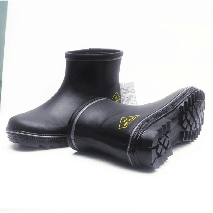 

Foot Protection Steel Toe Sole Rubber Short Industrial Boots