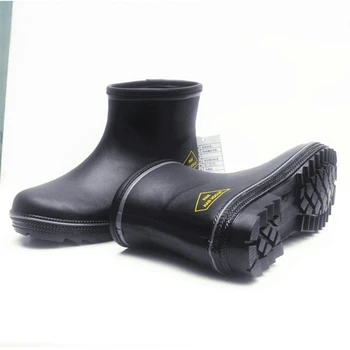 short rubber work boots