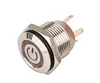 HBAN Metal Waterproof IP65 momentary/latching 12V/24V/220V Power illuminated LED pushbutton switches