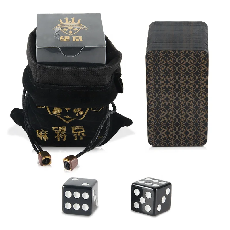 

WJPC- Spot Custom Mahjong Playing Cards Wholesale, Cmyk 4c 1c or up to your design
