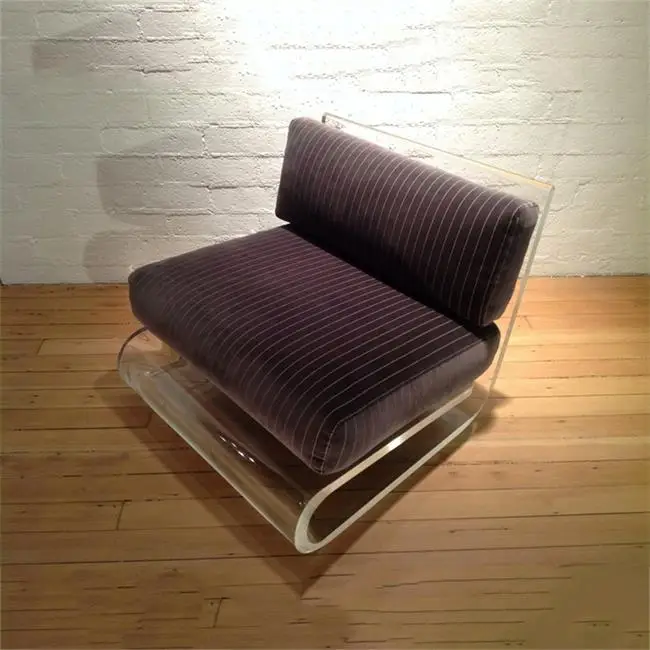 Acrylic Lucite Chairs Make Up Chair Custom Shape Bending Legs
