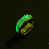 Stainless Steel Luminous Piano String Rings Unisex Accessories Fluorescent Glowing Rings For Women Men Gift