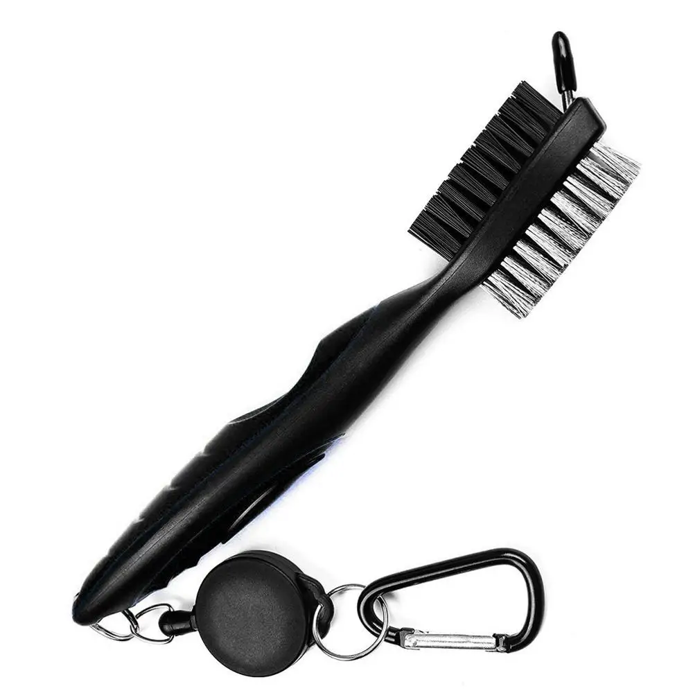 

Wholesale Double Side Good Quality Golf Club Brush, Black / red / green / pink /blue /orange