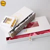Sun Nature festival packaging special paper embossing satin inner lining clear window packaging for hair care