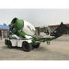 Cheap factory price self loading automatic weighing scale concrete mixer truck 2.6 cubic meter with rotary drum