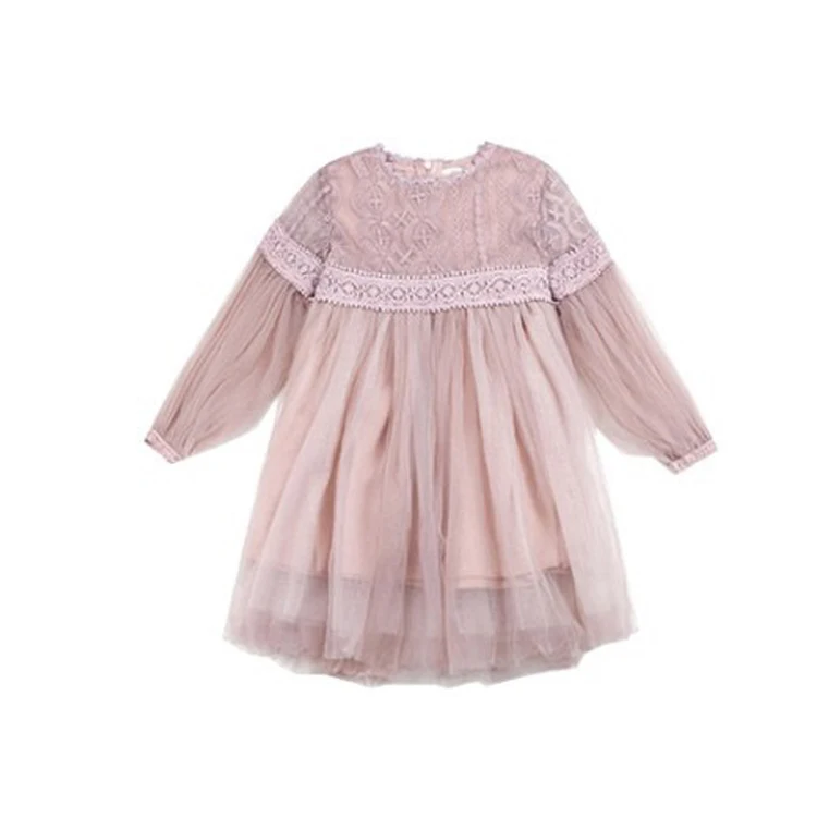 

Lace princess gauze puff sleeve girls tutu kids party wear dresses for kids, Picture shows