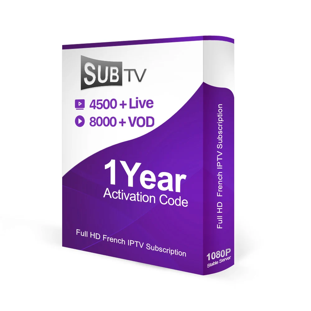 

IPTV SUBTV 12 Months