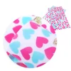 Sunflower Heart Printed Silicone Matte Jelly Sheets Fabric For Pool Bows 5309