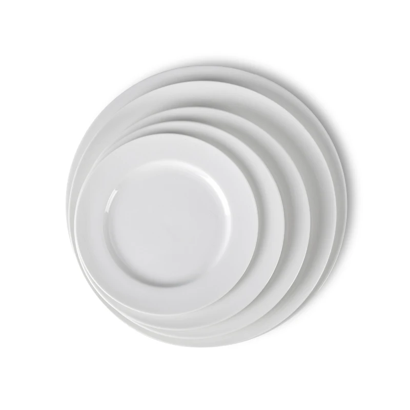

Made In China New Nice Design Products Wholesale Ceramic White Dinner Plate, Porcelain Pasta Plate/