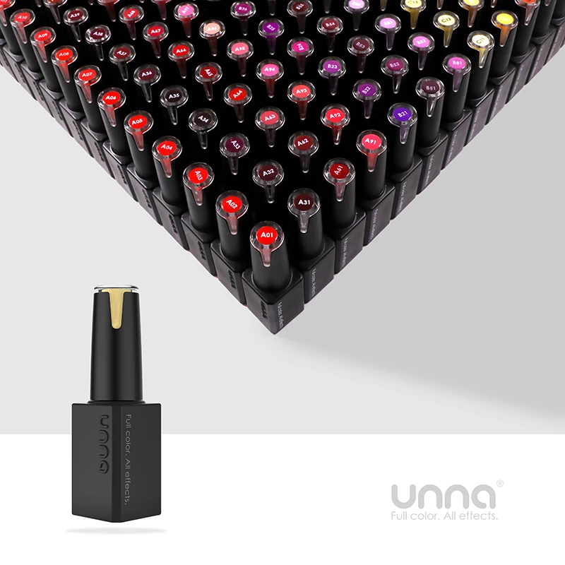 

UNNA New Recruit Agent 900 Full-color Nail Gel Set Nail Color Gel Polish Soak Off UV Gel Nail Art Beauty Easily Soak, 900 colors