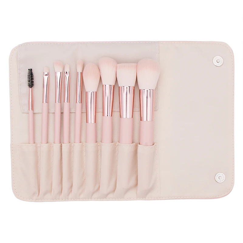 

2019 New Product 9 PCS High Quality Nylon Makeup Brushes Set Powder Brush Make Up