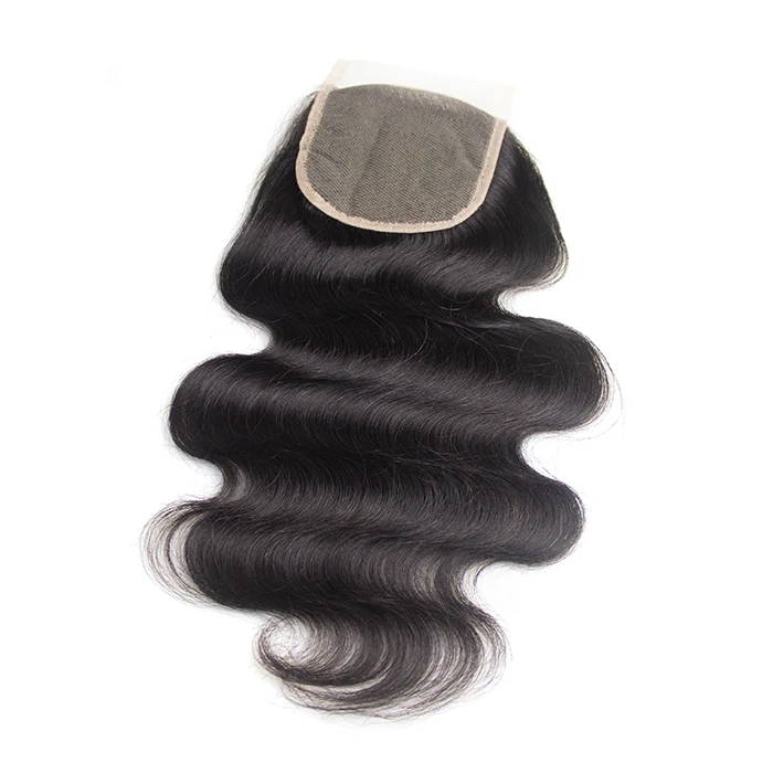 

Body Wave Brazilian 4x4 Lace Closure Remy Human Hair Closure Free/Middle/Three Part Swiss Lace With Baby Hair, Natural color #1b,light brown, dark brown