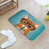 Custom Logo Doormat Sponge Outdoor Indoor Anti Slip Doormat New Cat Design Floor Mat Drop shipping Support
