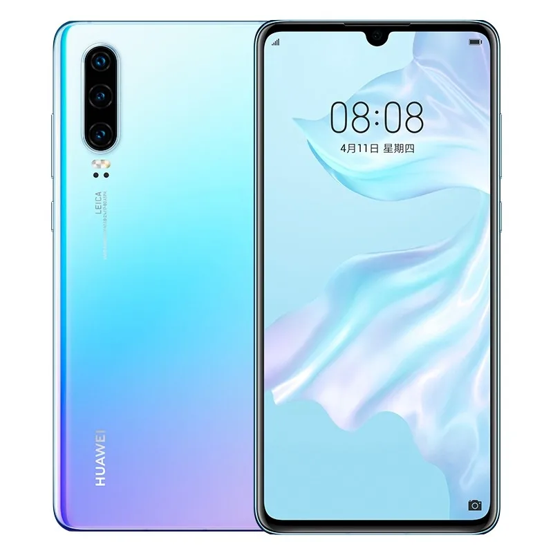 

Huawei P30 ELE-AL00 ram 8GB 64GB Triple Back Cameras Face ID Screen Fingerprint Id 6.1 inch Dot-notch smartphone