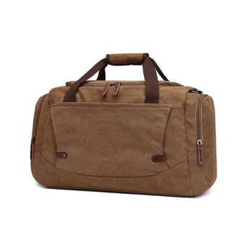 Wholesale Custom Vintage Blank Canvas Duffle Travel Bag,Large Duffel Bag - Buy Cotton Canvas ...