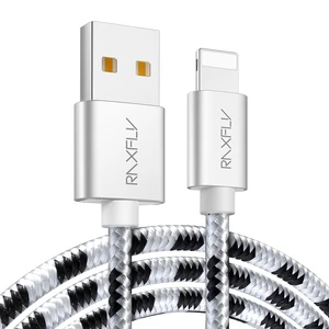 Free Shipping RAXFLY Oem Accepted New Design Nylon Braided 2M Lighting Usb Cable For Apple For iPhone